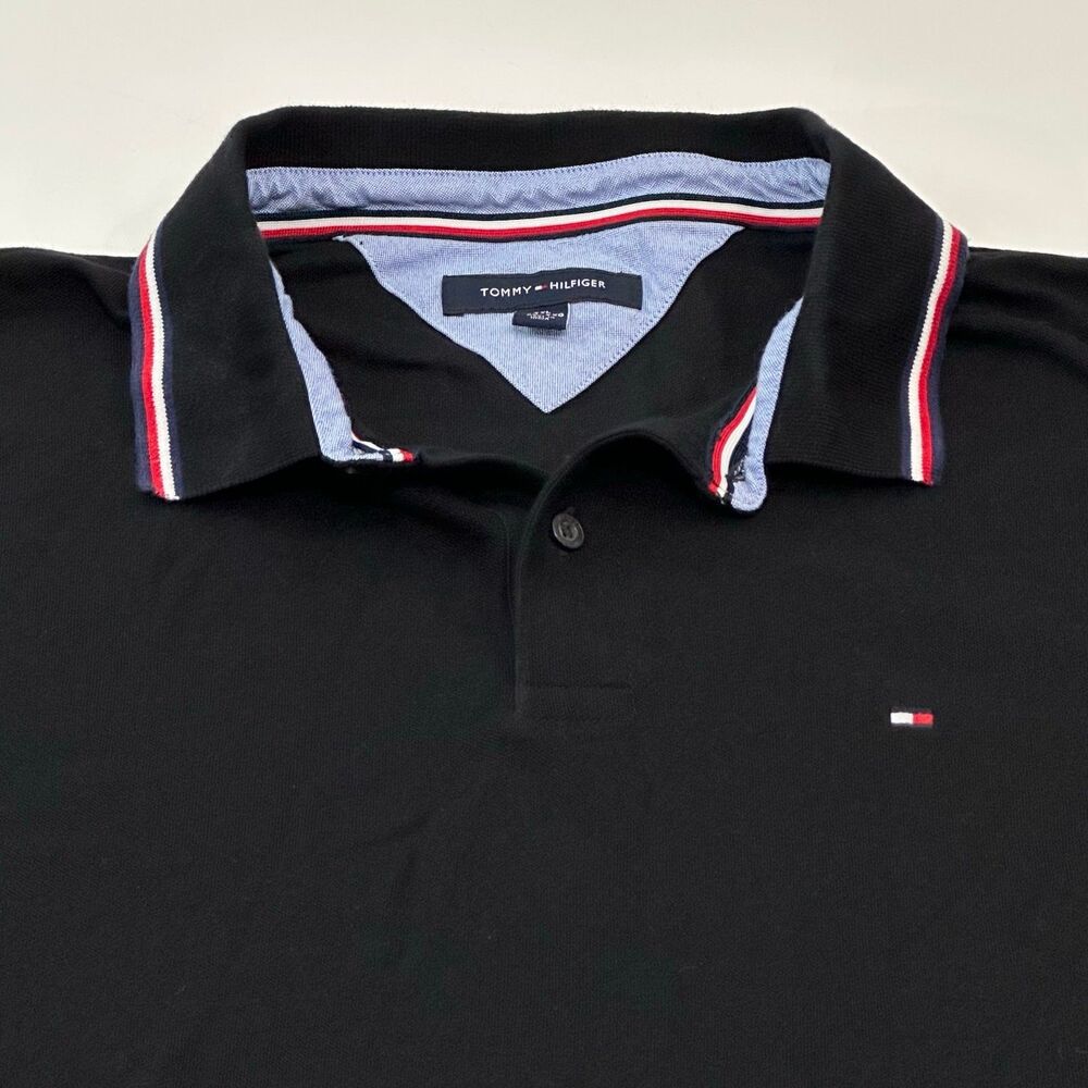 Tommy Hilfiger Original Flag Men's Polo Shirt Size‎ XXL